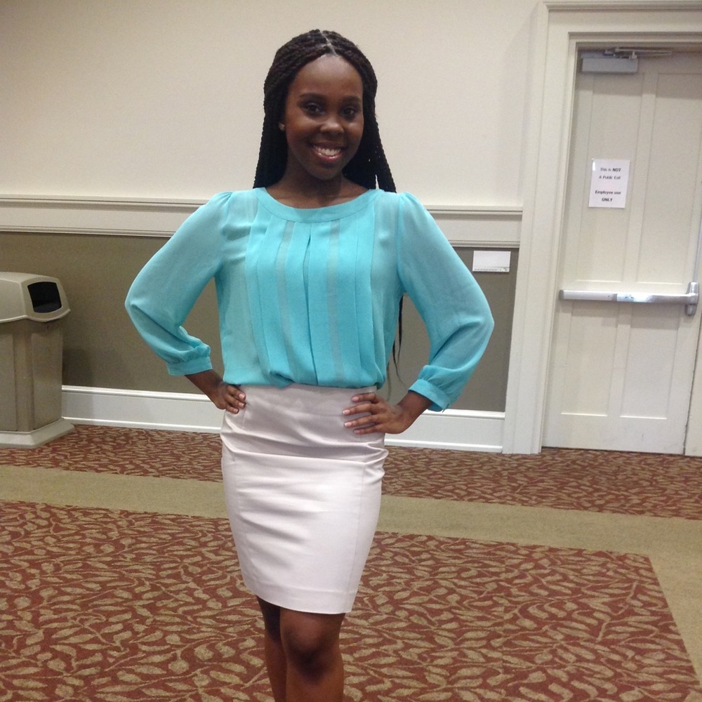 Turquoise Blouse - Picture 3 of 4
